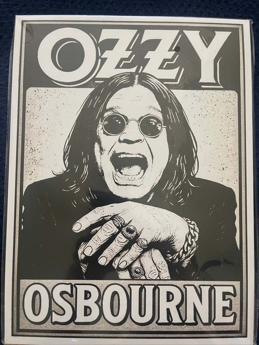 Ozyy osbourne duvar süsü - fotoğraf 1